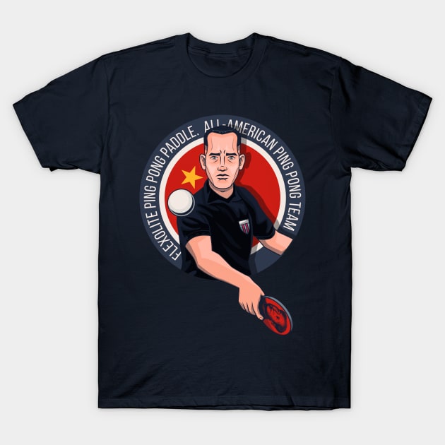 Forrest ping pong champion T-Shirt by redwane